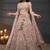 Mauve Tissue Lehenga-Choli with Embroidered Sequinned Beads and Stones