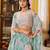 Designer Georgette Floral Print  Lehenga Choli  with Thread Embroidery and Sequins Work- Full stitched free size