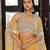 Designer Georgette Floral Print  Lehenga Choli  with Thread Embroidery and Sequins Work- Full stitched free size