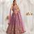Charming Lilac Zari and Sequins Embroidered Fendy Silk Indian wedding Designer lehenga choli