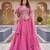 Rani Pink Designer Moti & Sequence Work Lehenga Set