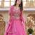 Rani Pink Designer Moti & Sequence Work Lehenga Set
