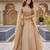 Beige Designer Moti & Sequence Work Lehenga Set