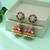 Firozi color meenakari earrings handmade design