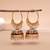 Multi color meenakari earrings ethnic style