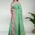 Sea green & orchid pink chettinad cotton saree with running blouse