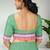 Sea green & orchid pink chettinad cotton saree with running blouse