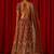 Captivating Brown Zari and Sequins Embroidered Fandy Silk indian designer wedding lehenga choli