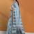 Powder blue & dusty mauve kovai cotton saree with running blouse