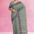 Stone grey chettinad cotton saree with running blouse