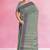 Stone grey chettinad cotton saree with running blouse