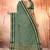 Sage green & deep teal chettinad cotton saree with running blouse