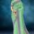 Pale/mint green chettinad cotton saree with running blouse