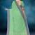Pale/mint green chettinad cotton saree with running blouse