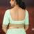 Honeydew green & sand beige kovai cotton saree with running blouse