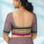 Dusty mauve & magenta pink chettinad cotton saree with running blouse