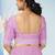 Blush pink & ivory white kovai cotton saree with running blouse
