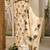 Off white printed cotton salwar suit