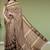 Brown walnut mist & blackwood chettinad cotton saree with running blouse