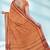 Orange ember glow & brown copper spice chettinad cotton saree with running blouse