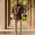 Brown solid cotton shirt