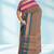 Rose taupe & royal magenta chettinad cotton saree with running blouse