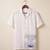 Ivory white embroidered linen shirt