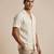 Cream ivory solid linen shirt