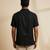 Black solid cotton shirt