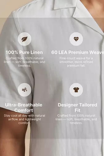 Ivory white solid cotton shirt