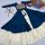 NAVRATRI WEAR BLUE COLOR COTTON LONG FLARED GAMATHI & MIRROR WORK LEHENGA CHOLI FREE SIZE FULL STITCHED.