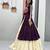 NAVRATRI WEAR PURPLE COLOR COTTON LONG FLARED GAMATHI & MIRROR WORK LEHENGA CHOLI FREE SIZE FULL STITCHED.