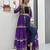 NAVRATRI WEAR PURPLE COLOR FAUX GEORGETTE GAMATHI & MIRROR WORK SHRUG & CHOLI FREE SIZE FULL STITCHED.
