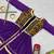 NAVRATRI WEAR PURPLE COLOR FAUX GEORGETTE GAMATHI & MIRROR WORK SHRUG & CHOLI FREE SIZE FULL STITCHED.