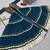 NAVRATRI WEAR BLUE COLOR FAUX GEORGETTE GAMATHI & MIRROR WORK SHRUG & CHOLI FREE SIZE FULL STITCHED.