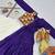 NAVRATRI WEAR BLUE COLOR COTTON RIBBON & LUMPI LACE BORDER FLARED FREE SIZE LEHENGA CHOLI FULL STITCHED