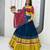 NAVRATRI WEAR BLUE RAYON THREAD SEQUINCE EMBROIDERED LEHENGA CHOLI DUPATTA FREE SIZE FULL-STITCHED.