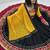 NAVRATRI WEAR BLACK RAYON THREAD SEQUINCE EMBROIDERED LEHENGA CHOLI DUPATTA FREE SIZE FULL-STITCHED.