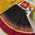 NAVRATRI WEAR BLACK RAYON THREAD SEQUINCE EMBROIDERED LEHENGA CHOLI DUPATTA FREE SIZE FULL-STITCHED.