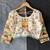 Traditional navratri gamthi work halter neck blouse for women