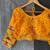 Mirror work navratri special halter neck cotton blouse