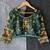 Heavy embroidered gamthi work ready-to-wear navratri blouse