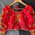 Traditional gujarati gamthi mirror work halter neck blouse