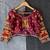 Traditional handwork gamthi cotton blouse for garba night