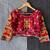 Heavy sequence embroidered navratri special halter neck blouse