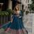 Blue georgette readymade suit with embroidery & sequence work