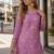 Pink silk readymade suit with embroidery & sequince work