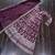 Purple viscose readymade anarkali suit with embroidery & sequence work