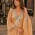 Yellow silk readymade suit with real mirror & embroidery work