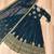 Navy georgette readymade anarkali suit with embroidery & zari work
